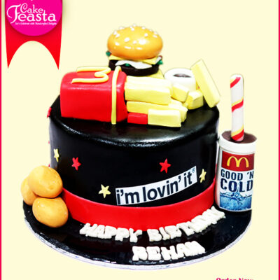 McDonald Lover Birthday Cake