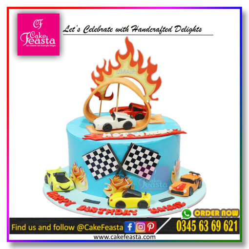 Racing Car Lover Birthday Cake