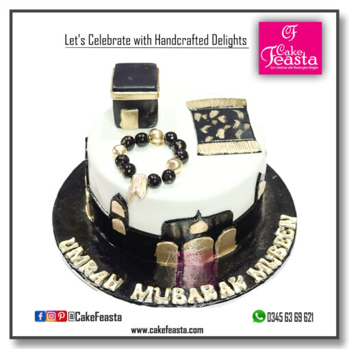 Hajj Umrah Mubarak Cake