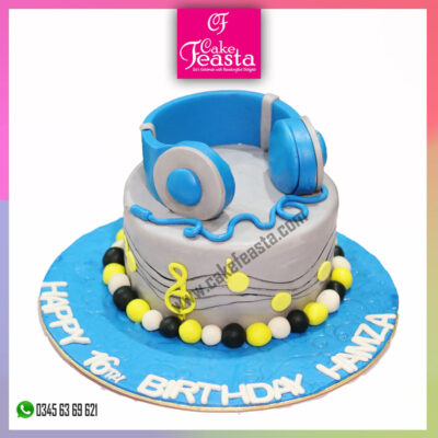 Music-Theme-Birthday-Cake