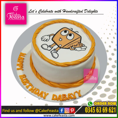 Picture Theme Birthday Cake